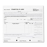 Carbonless Snap-A-Way Bill of Lading Forms, 3-Part, 8-1/2x7, 250/Pack RED44301