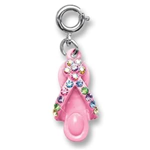 Buy CHARM IT! Cute Pink Flip Flop Charm with Colorful Crystals (667) by CHARM IT! Ks Charming Designs