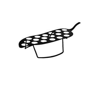 Charcoal Companion Nonstick Chili Pepper Shape Roasting Rack