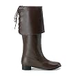 Pleaser's Mens BROWN Swashbuckling Pirate Costume Boots / Renaissance / Medieval Boots