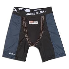 Shock Doctor Power Shorts With Ultra Cup (Black)