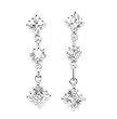 Sterling Silver CZ Fashion Earrings