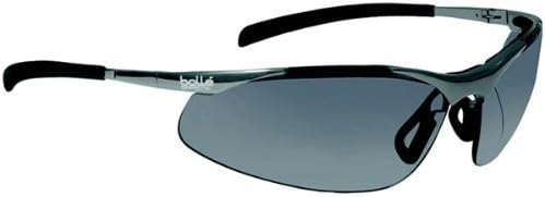 Bolle 40050 Contour Safety, Black Metal Frame, Smoke ASAF Lens