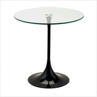 Adesso WK2134-01 Black Coronet Accent Table
