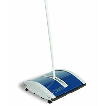 Continental 5323, Huskee Bristle Floor and Carpet Sweeper, 9" Length x 9-1/2" Width x 43" Height, Blue (Case of 10)