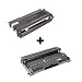 2 Pack: Brand New Compatible Brother DR350 + TN350 Compatible Drum Unit and Laser Toner cartridge Set for Brother DCP-7020, HL-2030, HL-2040, HL-2070N, Intellifax 2820, 2920, MFC-7220, MFC-7225, MFC-7420, MFC-7820, Drum unit: 12,000 page yield, Toner: 2,500 Page Yield