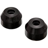 Energy Suspension 9.13101G O.E.M. Style Tie Rod End Boot, Black - Pack of 2