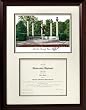 Ball State University Scholar Scholar Mahogany Framed Lithograph w/Diploma Opening