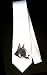 Party Decoration Necktie with bull, pit, dog, terrier, canine