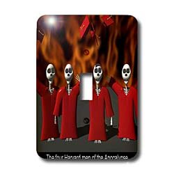 Londons Times Funny Music Cartoons - Four Harvard Men Of The Apocalypse - Light Switch Covers - single toggle switch