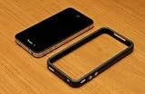 Produkt-Bild: BUMPER Schutzh&uuml;lle f&uuml;r Apple iPhone 4 4S - Schwarz