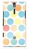 �wdot drops pastel�x / for Xperia NX SO-02D ��p �X�}�[�g�t�H�� �P�[�X / docomo / �n�[�h�P�[�X �X�}�t�H�P�[�X �yTL-STAR�z �摜