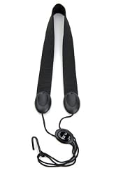 Rico Saxophone Strap, Soprano/Alto, Black Nylon