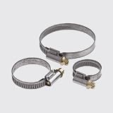 Siena Garden 571909 Schlauchbandagen 1,3 cm (0,5 Zoll), 12-22mm, 2 St&uuml;ck, verzinkt