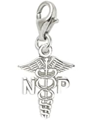 Rembrandt Charms Nurse Practitioner Charm with Lobster Clasp