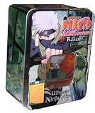 2007 Naruto CCG Ultimate Ninja Way Collectors Tin - Green - Kakashi (Includes 5 Booster Packs, 1 Exclusive Platinum Card & 1 Sneak Peak Pack)