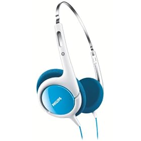 Philips - SHK1030 - Casque pour enfant - Blanc / Bleu