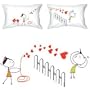 BoldLoft "Nothing Comes Between Us" Couple Pillowcases-Romantic Valentine's Day Gifts for Couples,Cute Valentine's Day Gifts for Him or Her,Valentines Day Gift Ideas