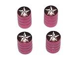 Lowest Price Nautical Star Black - Tire Rim Valve Stem Caps - Pink