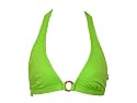 Tommy Hilfiger Green Halter Swimsuit-top w/Rainbow Ring M