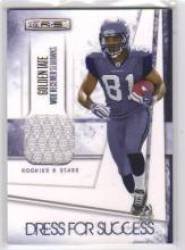 2010 Rookies and Stars Dress for Success Jerseys #24 Golden Tate - Seattle Seahawks (Rookie Insert - Piece of Authentic Jersey - Serial #d to 299) (Football Cards)