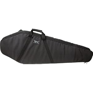 Coffin Case BB-140 Body Bag Bass Warlock Guitar Gig Bag, Black Exterior with Red Interior by 