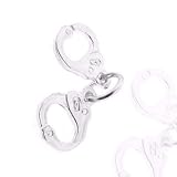 925 Sterling Silver Jewelry, Charm with Handcuff Design, Adjustable Fit, Plus Free Special Gift Pouch