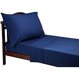 Everything for Kids 3 Piece Toddler Sheet Set, Navy