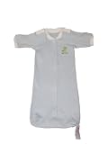 ANNA'S Preemie 100% Luxuriously Soft Peruvian Cotton Whimsical Embroidered Frog Sleeper