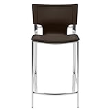 IMAGE OF VINNIE-C CNTR CHAIR; BRN LTHR/CHRM