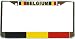 Belgium Belgian Flag Chrome License Plate Frame Holder