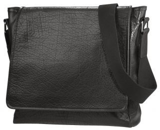 Bodenschatz A4 Messenger Bag XL Sport, Leder, schwarz