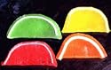 Sugar Free Assorted Fruit Fruit Slices, Orange, Cherry, Lime & Lemon, Individually Wrapped, 1lb Bag