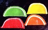 Sugar Free Assorted Fruit Fruit Slices, Orange, Cherry, Lime & Lemon, Individually Wrapped, 1lb Bag