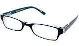 NVU Eyewear Full Readers (Men) Reading Glasses - Bedford Blue & Clear