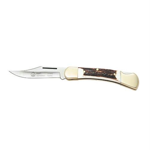 Puma 210900 Earl Folding Knife, Plain Stag On Sale
