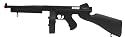 Thompson M1A1 Military Drum Airsoft Gun 328 FPS