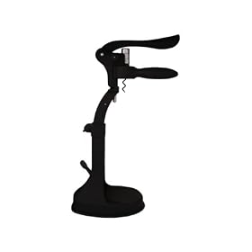 Metrokane Rabbit Corkscrew w Foil Cutter and Extra Spiral on Adjustable Stand by Metrokane