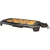 BLACK+DECKER GD2011B Family Size Griddle, Black