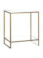 HOME FURNITURE Mesa Auxiliar Oro