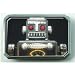 Womens Hand Made Retro "Silver Robot" Belt Buckle