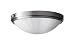 Murray Feiss Perry Brushed Steel 13 Wide Flushmount Light