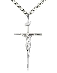 Crucifix Pendant, Sterling Silver