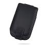 Noir Luxe Black Leather Luxury Flip Case for HP iPaq 100 / 110 / 111 / 112 / 114 Series