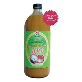 Dr. Lindsey's Mangosteen 100 - 100% Pure Mangosteen Juice by Genesis Today - 32oz.