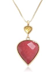 Lucky Brand Long Red Pendant Necklace, 30"