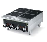 Vollrath 924HIMC Heavy-Duty Induction Hot Plate w/ 4-Hob Manual Control, Stainless, Each