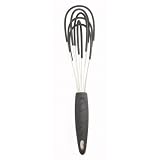 Chefn WSK-530BK Kitchzen Short Silicone Whisk, Black