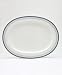 Noritake Java Graphite Swirl Oval Platter, 14-inches