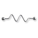 SGSS BB Industrial Styles 14G (1.6mm) 1.50" (39mm) Long BB w 5mm Ball En